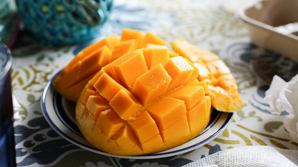 A ripe, sweet mango